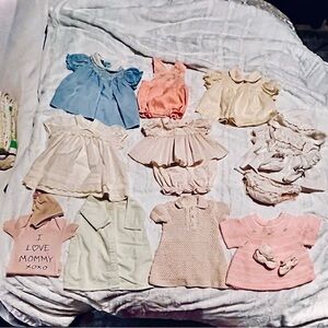 Assorted Baby Girl Clothing sets sizes Newborn to 3 Months (Size 0-3 months)